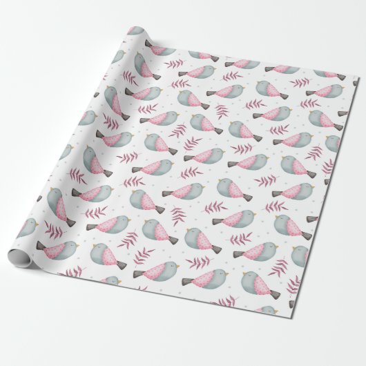 Vogelumschlagpapier Geschenkpapier (Ungerollt)
