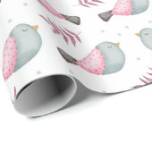 Vogelumschlagpapier Geschenkpapier (Rolleneckpunkt)