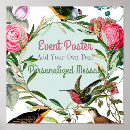 Vogelveranstaltung Poster (Vorne)