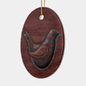 Vogelverzierung Keramikornament (Links)