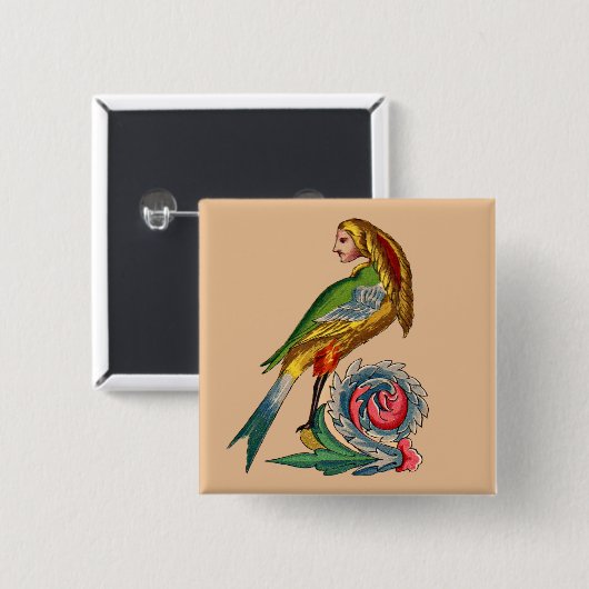 Vogelvogel Button (Vorne & Hinten)