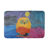 Vogelvogel "Kunst von Kindern" Badematte (Vorderseite)