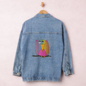 Vogelvogel "Kunst von Kindern" Jeansjacke (Hangar)