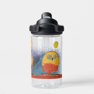 Vogelvogel "Kunst von Kindern" Trinkflasche
