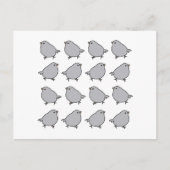 Vogelvögel Postkarte (Vorderseite)