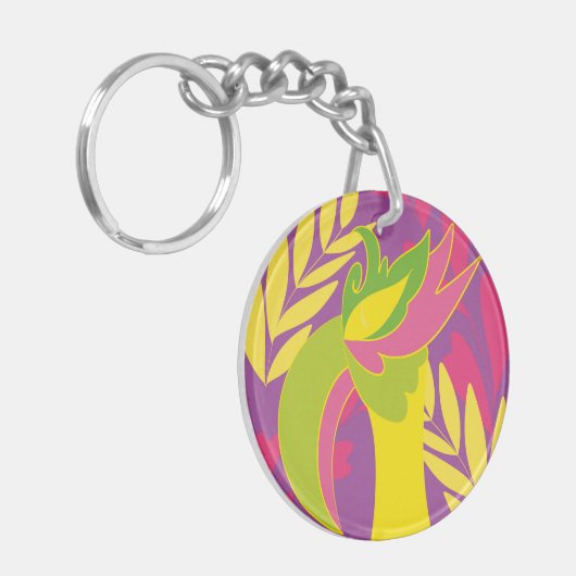 Vogelvogel Schlüsselanhänger (Vorderseite links)