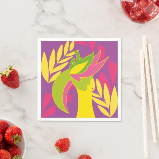 Vogelvogel Serviette (Beispiel)