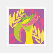 Vogelvogel Serviette (Vorderseite)