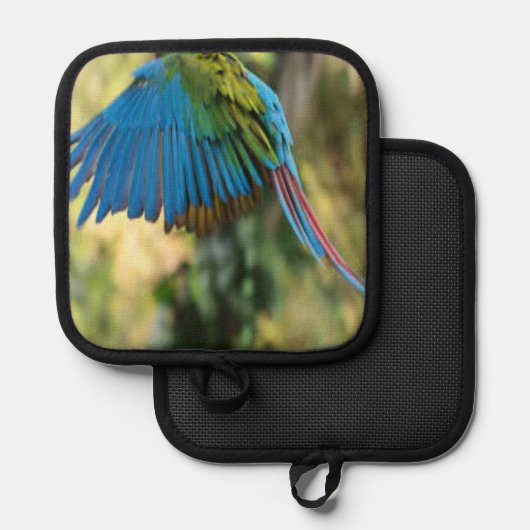 Vogelvogel Topflappen (Vorderseite/Rückseite)