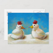 Vogelwechsel bei benutzerdefinierten Adresskarten Ankündigungspostkarte (Vorne/Hinten)