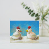 Vogelwechsel bei benutzerdefinierten Adresskarten Ankündigungspostkarte (Stehend Vorderseite)