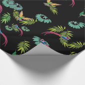 Vogelwelt Himmel Geschenkpapier (Ecke)