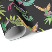 Vogelwelt Himmel Geschenkpapier (Rolleneckpunkt)