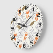 Vogelwelt-Pflanze Große Wanduhr (Winkel)