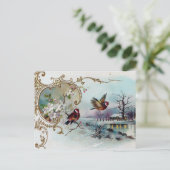 Vogelwelt Postkarte (Stehend Vorderseite)