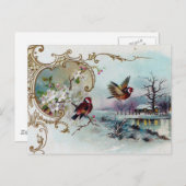 Vogelwelt Postkarte (Vorne/Hinten)