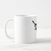 Vogelwelt-Silhouette Kaffeetasse (Links)
