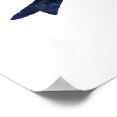 Vogelwelt-Silhouette Poster (Ecke)