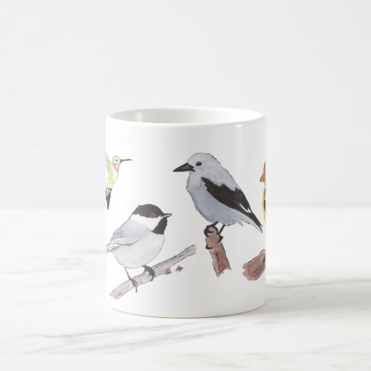 Vogelwelt-Tasse Kaffeetasse (Mittel)