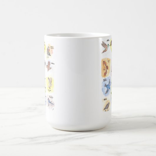 Vogelwelt-Tasse Kaffeetasse (Mittel)