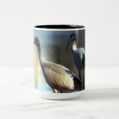 Vogelwelt-Tasse Zweifarbige Tasse (Mittel)