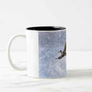 Vogelwelt-Tasse Zweifarbige Tasse