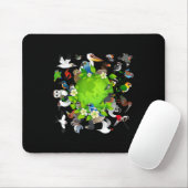 Vogelzucht im Cartoon - Erde - Tag 2 Mousepad (Mit Mouse)