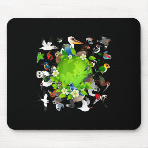 Vogelzucht im Cartoon - Erde - Tag 2 Mousepad