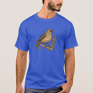 Vogelzüchter Ornithologin Bird Watcher Girl T-Shirt