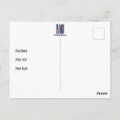 Vogelzuführungskarte Postkarte (Rückseite)