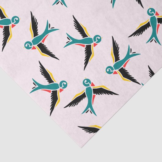 Vogelzündpapier für Schwalbe Seidenpapier (Ausschnitt)