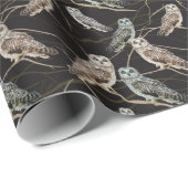 Vogelzweig: Vogelperche. Geschenkpapier (Rolleneckpunkt)