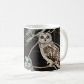 Vogelzweig: Vogelperche. Kaffeetasse (VorderseiteRechts)