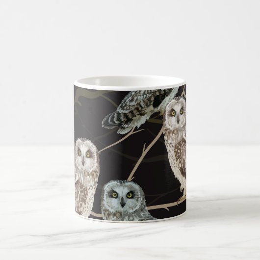 Vogelzweig: Vogelperche. Kaffeetasse (Mittel)