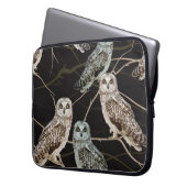 Vogelzweig: Vogelperche. Laptopschutzhülle (Vorderseite Links)