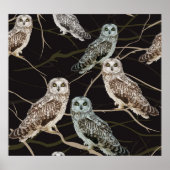 Vogelzweig: Vogelperche. Poster (Vorne)