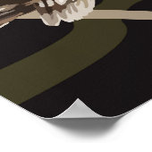 Vogelzweig: Vogelperche. Poster (Ecke)