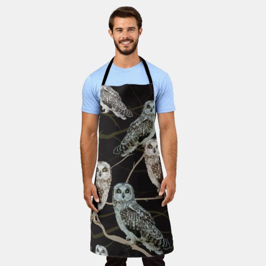 Vogelzweig: Vogelperche. Schürze (Getragen)