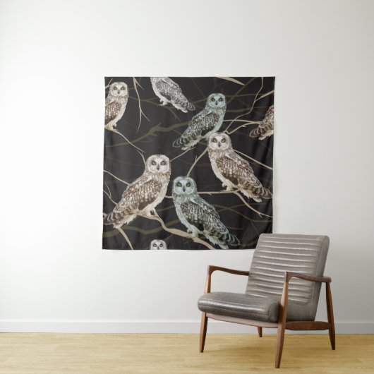 Vogelzweig: Vogelperche. Wandteppich (Beispiel)