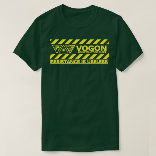 Vogon-Schützenflotte Inspiriert von der Hitchhike T-Shirt (Design vorne)