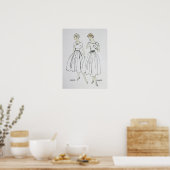 Vogue 1953 Poster (Küche)