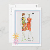 Vogue 1976 postkarte (Vorne/Hinten)