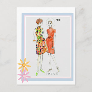 Vogue 1976 postkarte