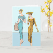 Vogue Karte (Gelbe Blume)