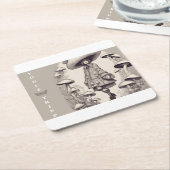 Vogue Tripp Rechteckiger Pappuntersetzer (angewinkelt)