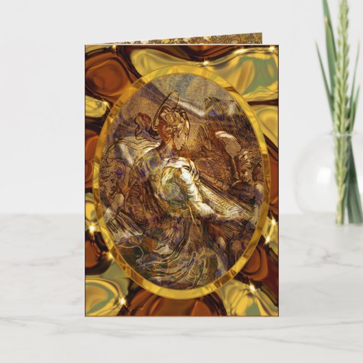 Voice of many angels feiertagskarte (Vorderseite)