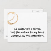 Voice Postcard Postkarte (Vorne/Hinten)