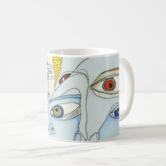 "Voices" Art Tasse von DAKimage (VorderseiteRechts)
