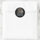 Voices of Freedom Runder Aufkleber (Tasche)