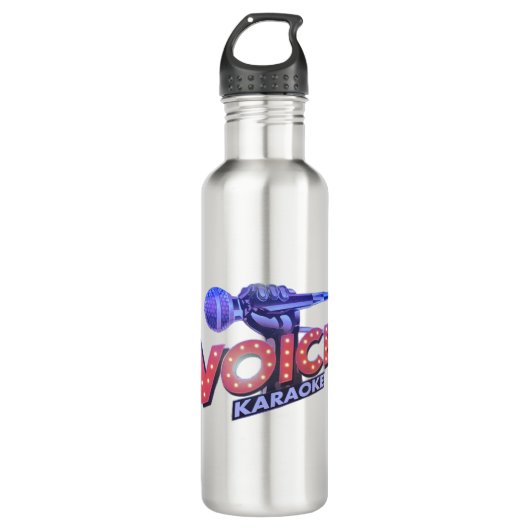 Voices water of softdrinks bottle edelstahlflasche (Vorderseite)